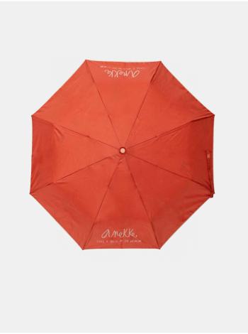 Oranžový dámsky skladací dáždnik Anekke Kenya