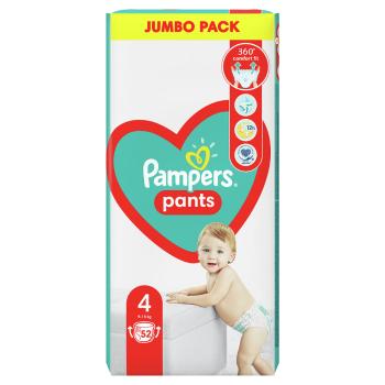 PAMPERS Pants 4 MAXI 9-14 kg 52 kusov