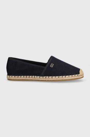 Espadrilky Tommy Hilfiger ESSENTIAL ESPADRILLE tmavomodrá farba, FW0FW07458