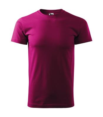 MALFINI Pánske tričko Basic - Svetlá fuchsiová | XXL
