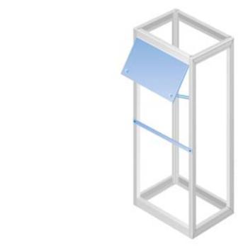 Siemens 8MF3037 prístrojový panel  (š x v) 900 mm x 400 mm ocel sivá 1 ks