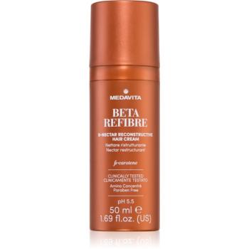 Medavita Beta Refibre B-Nectar Reconstructive Hair Cream starostlivosť pre rekonštrukciu vlasového vlákna pre slabé, namáhané vlasy 50 ml