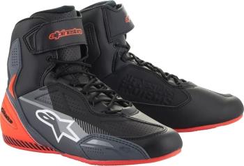 Alpinestars Faster-3 Shoes Black/Grey/Red Fluo 44 Topánky