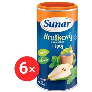 Sunar rozpustný nápoj meduňkový s hruškami 6× 200 g (8592084419127)