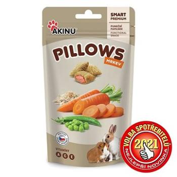 Akinu Pillows vankúšiky s mrkvou pre hlodavce 40 g (8595184955274)