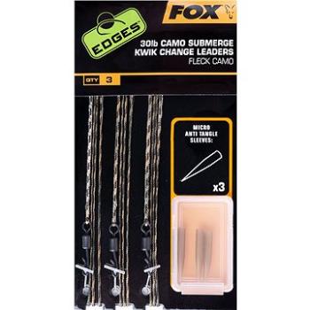 FOX Camo Submerge Leaders Kwik Change 30 lb 3 ks (5056212110179)