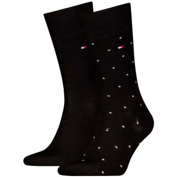 Tommy Hilfiger  Two Pack Knitted Dot Socks Black  Kotníkové ponožky Čierna