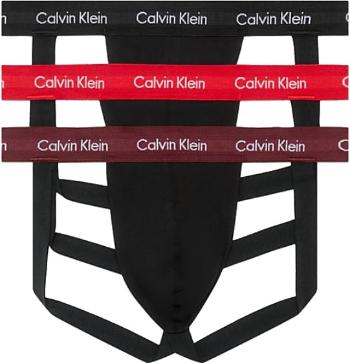 Calvin Klein 3 PACK - pánske slipy JOCK STRAP NB3054A-I20 XL