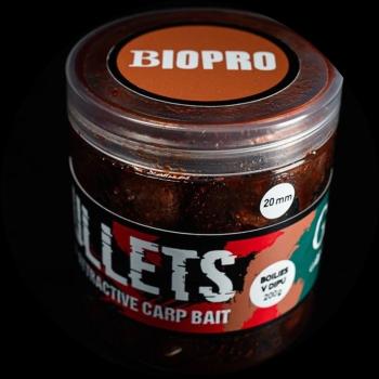 G.b.u. dipované boilies bullets biopro 200 g - 24 mm