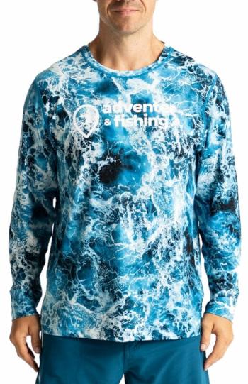 Adventer & fishing Tričko Functional UV Shirt Stormy Sea 2XL