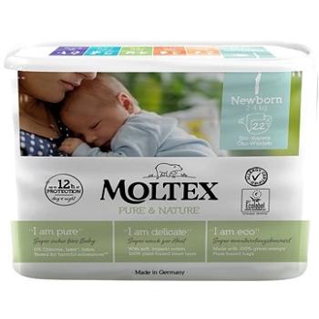 MOLTEX Pure & Nature Newborn veľ. 1 (22 ks) (4018639010037)