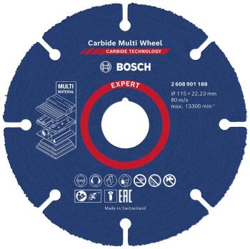 Bosch Accessories EXPERT Carbide Multi Wheel 2608901188 rezný kotúč rovný 1 ks 115 mm 22.23 mm 1 ks