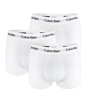 CALVIN KLEIN - 3PACK Cotton stretch white boxerky-S (76-81 cm)