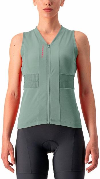 Castelli Anima 4 Sleeveless Defender Green/Persian Red M