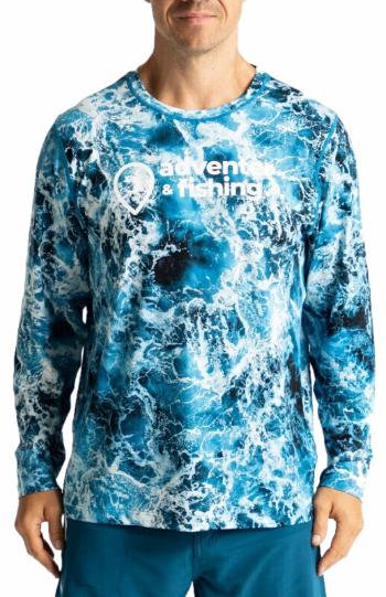 Adventer & fishing Tričko Functional UV Shirt Stormy Sea L