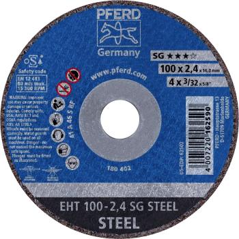 PFERD EHT 100-2,4 SG STEEL/16,0 61340116 rezný kotúč rovný  100 mm 16 mm 25 ks