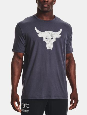 Under Armour UA Project Rock Brahma Bull SS Tričko Fialová