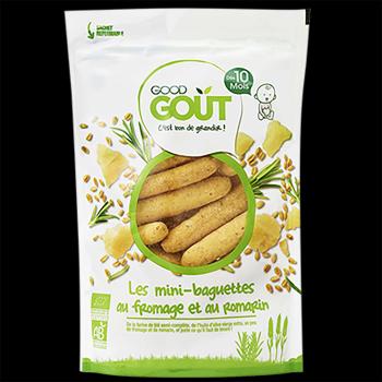 GOOD GOUT Mini bagetky s rozmarínom a syrom 70 g