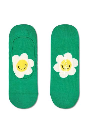 Ponožky Happy Socks Smiley Daisy Liner Sock zelená farba