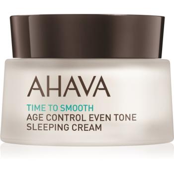 AHAVA Time To Smooth rozjasňujúci nočný krém proti prvým známkam starnutia pleti 50 ml