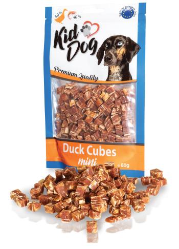 KIDDOG mini kocky z kačacieho mäska a tresky 80 g