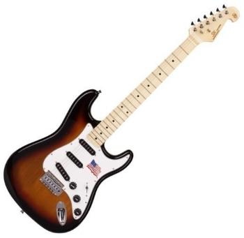 SX SST ALDER 3-Tone Sunburst Elektrická gitara