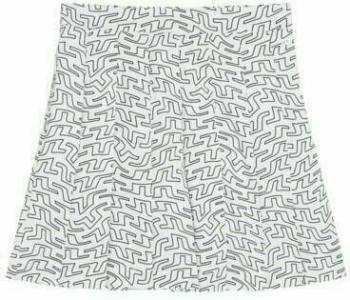 J.Lindeberg Adina Print Golf Skirt White Outline Bridge Swirl S