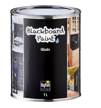 BlackboardPaint - farebná tabuľová farba 0,5 l čierna
