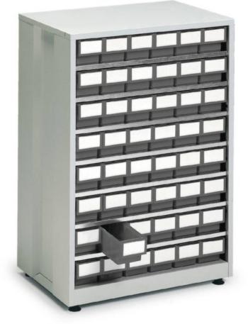 Treston 4840-3 skladová skriňa   (š x v x h) 605 x 870 x 410 mm svetlo sivá, sivá 1 ks