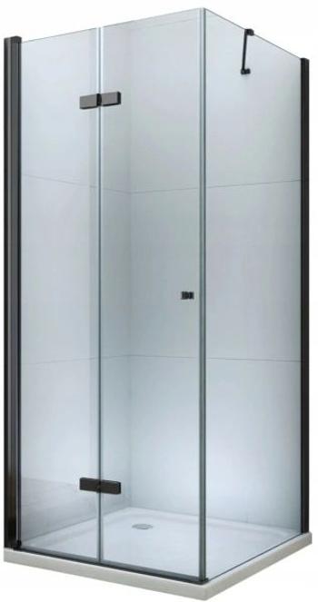 MEXEN/S - LIMA sprchovací kút 90x100 cm, transparent, čierna 856-090-100-70-00