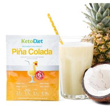 KetoDiet Proteínový nápoj - Piňa Colada (7 porcií) (8594181012348)