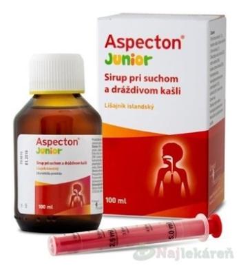 Aspecton Junior sirup pri suchom a dráždivom kašli s lišajníkom islandským 100 ml