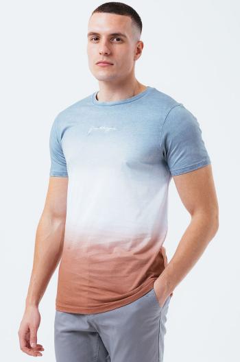 Bavlnené tričko Hype šedá farba, vzorované