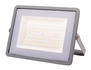 LED Solution Šedý LED reflektor 100W Premium Farba svetla: Teplá biela 472