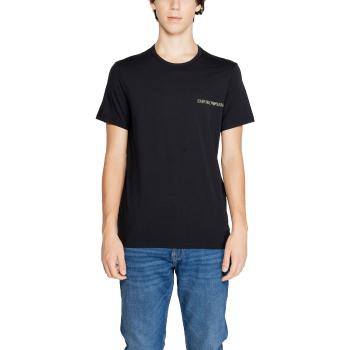 Emporio Armani EA7  2 PACK CREW NECK T-SHIRT 111267 4F717  Tričká s krátkym rukávom Čierna