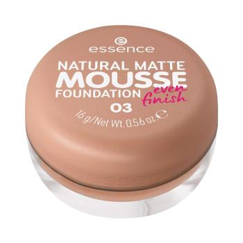 Essence  Natural Matte Mousse Foundation  Make-upy a podkladové bázy Hnedá