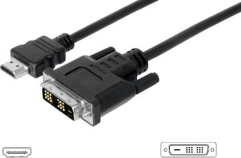 Digitus HDMI / DVI káblový adaptér #####HDMI-A Stecker, #####DVI-D 18+1pol. Stecker 3.00 m čierna AK-330300-030-S možno