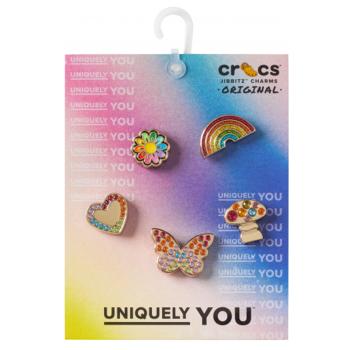 Crocs  JIBBITZ Rainbow Elvtd Festival 5 Pack  Doplnky k obuvi Viacfarebná