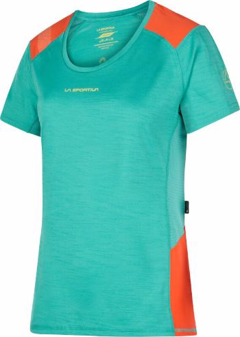 La Sportiva Compass T-Shirt W Lagoon/Cherry Tomato M