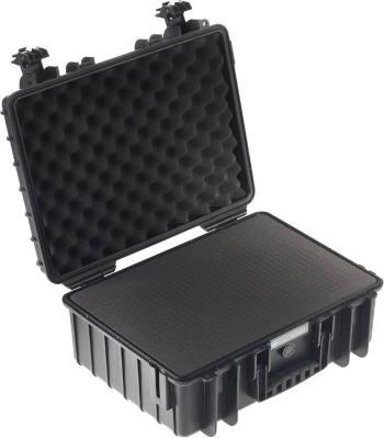 B & W International outdoorový kufrík  outdoor.cases Typ 5000 22.2 l (š x v x h) 470 x 365 x 190 mm čierna 5000/B/SI