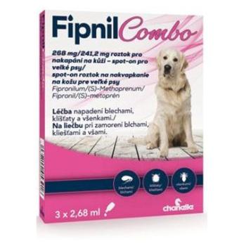 FIPNIL Combo 268/241,2 mg L Dog Spot-on 3x 2,68 ml