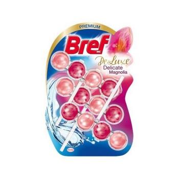 BREF TOILET FRESHENER 3X50 G BLUE AKTIV DE LUXE DELICATE MAGNOLIA