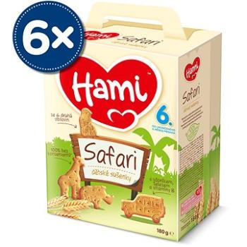 Hami sušienky Safari 6× 180 g (8590340603204)