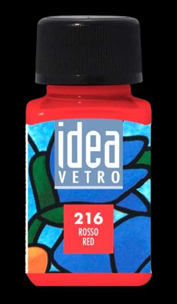 MAIMERI IDEA VETRO - Farby na sklo 216 - red, 60 ml