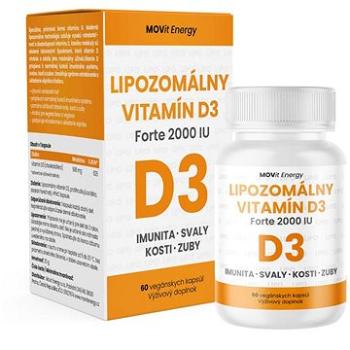 MOVit Lipozomálny Vitamín D3 Forte 2000 IU, 60 veg. cps (8594202101327) + ZDARMA Šatka Movit Energy