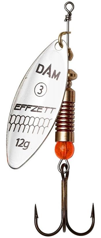 Dam blyskáč effzett predator spinner silver-veľkosť 3