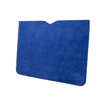 Ochranné puzdro na notebook z brúsenej kože Spring modré MacBook Pro 14