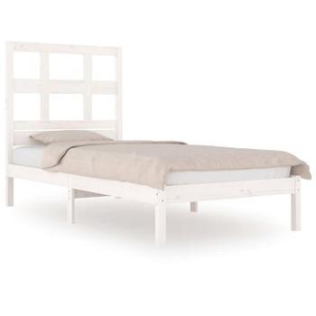 Rám postele biely masívna borovica 90 × 200 cm, 3104464