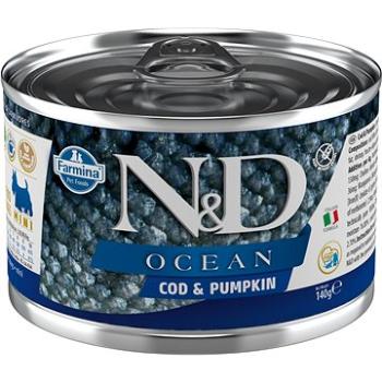 N&D Dog Ocean adult Codfish & Pumpkin Mini 140 g (8606014102208)