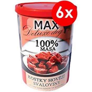 MAX deluxe kocky hovädzej svaloviny 400 g, 6 ks (8594025082780)